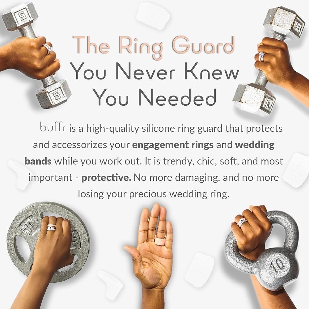 Buff Blue Silicone Ring Wearable